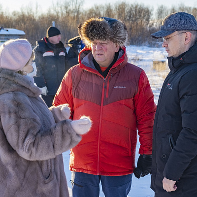 Рабочая поездка представителей органов власти на запад округа в Нижнюю Пешу, Волонгу и Белушье